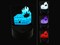 Sad Dumpster Fire 3D Illusion LED Night Light Sign Nightstand Desk Lamp
